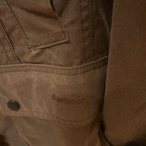 This is a Barbour wax jacket.